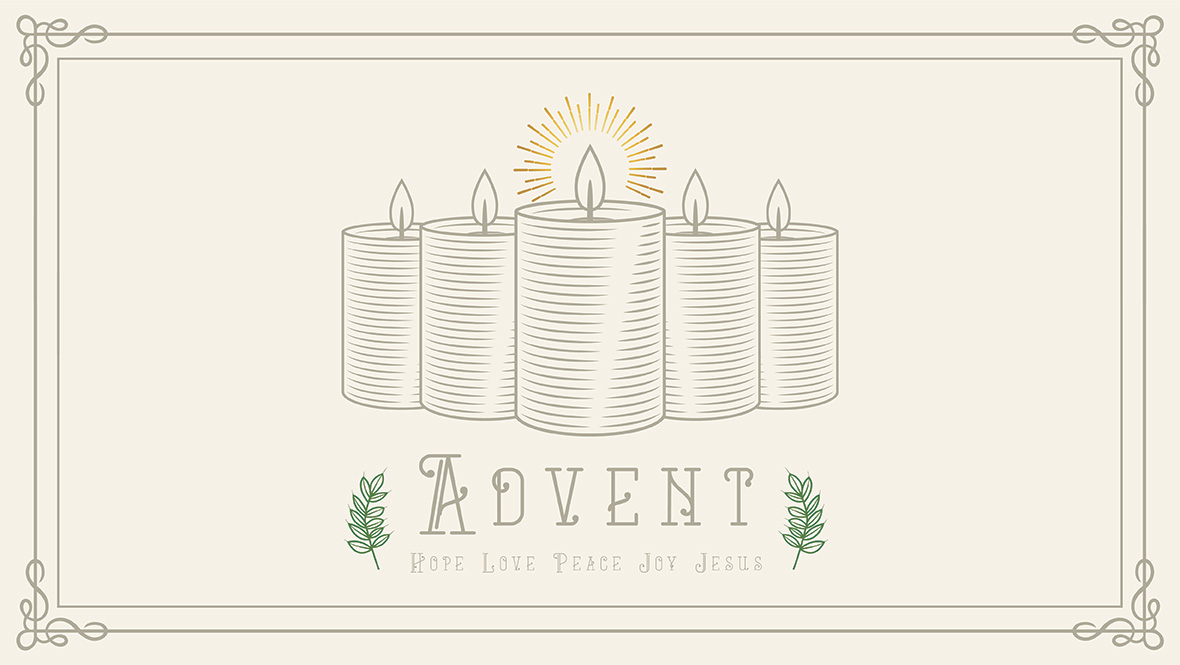 Advent - Hope, Love, Peace, Joy, Jesus