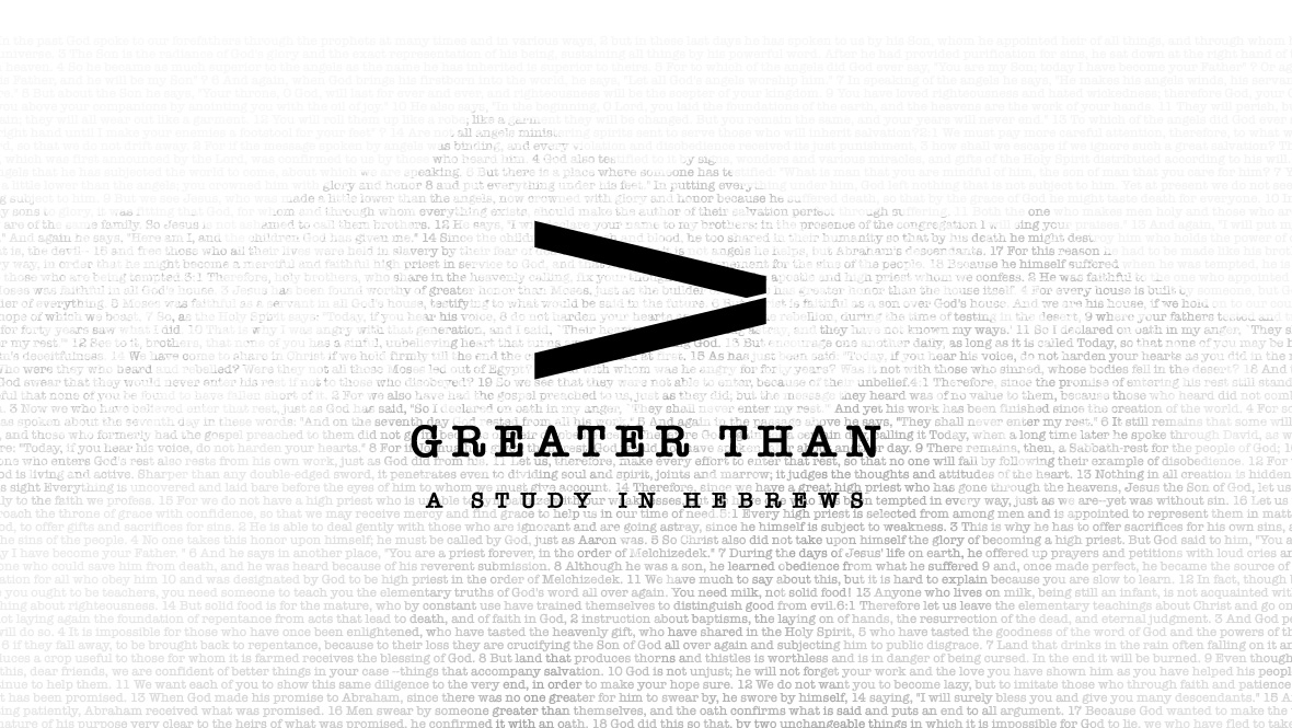 Hebrews: Greater Than